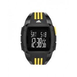 Bracelet de montre (Combinaison bracelet + cas) Adidas ADP6112 Caoutchouc Noir